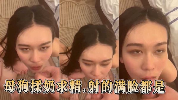 母狗揉奶求精 射的满脸都是